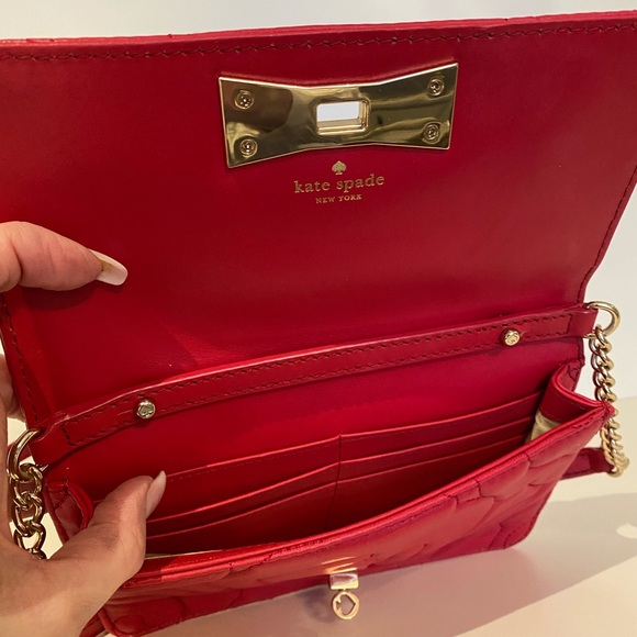 Kate Spade Red Clutch - Picture 6 of 6